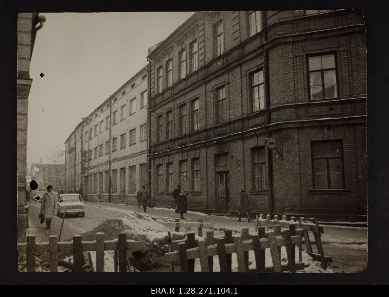View of the living house in Tartu, June 21st Street, which needs to be dismantled