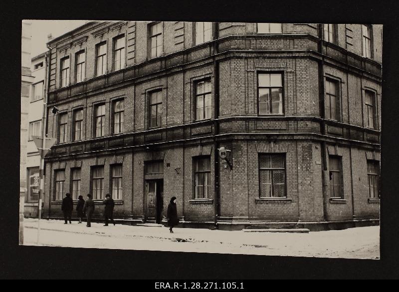View of the living house in Tartu, June 21st Street, which needs to be dismantled