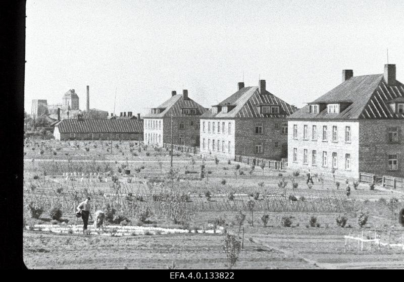 View of the worker's apartments in Kohtla-Järvel.