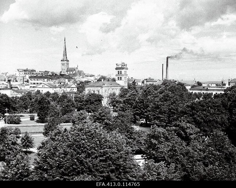 View from Toompea to the city.