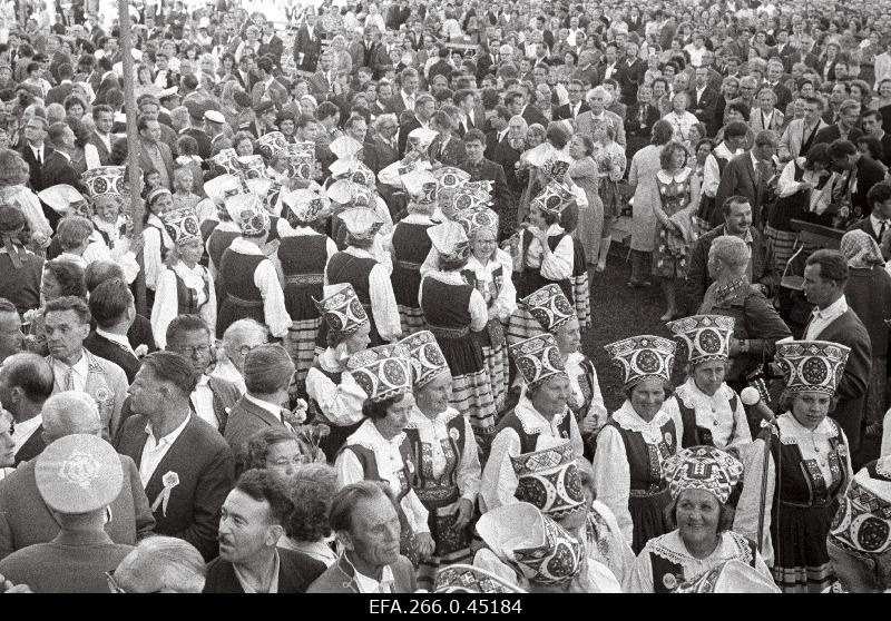 View of the 16th General Song Festival of the Estonian Soviet Union in 1965.