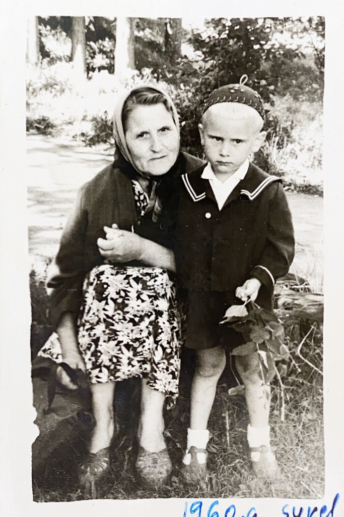 Grandmother, son, 1960, summer