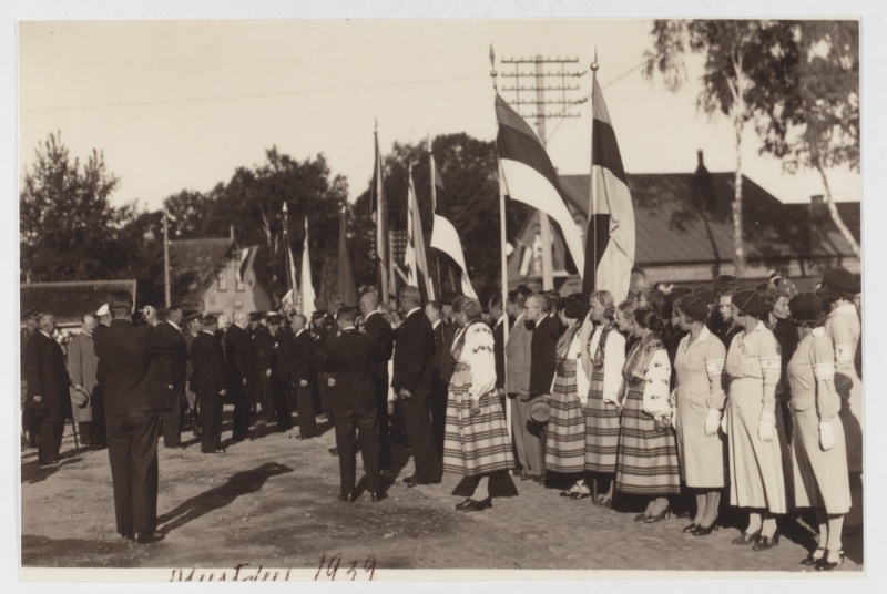 Reception of President K. Pätsi in Mustvee, 1939
