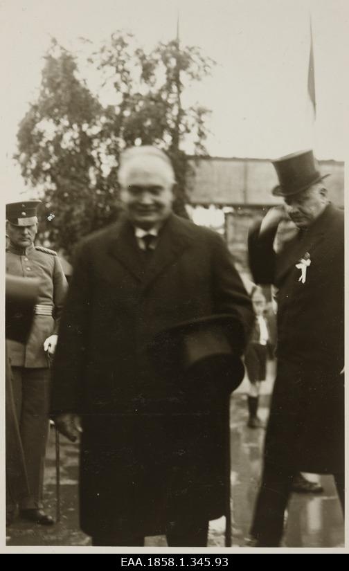 Konstantin Päts at the agricultural exhibition