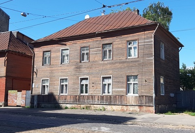 Riga. House in Moscow Street 89 rephoto