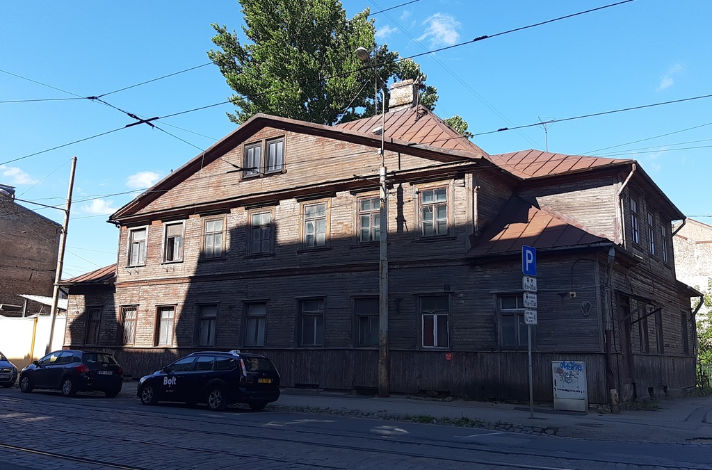 Riga. House in Moscow Street 23 rephoto