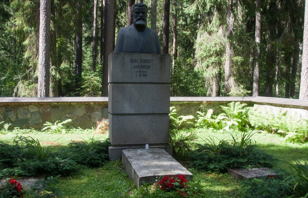 Livimaa : C. R. Jakobson's grave hill New-Wändras = Livland rephoto