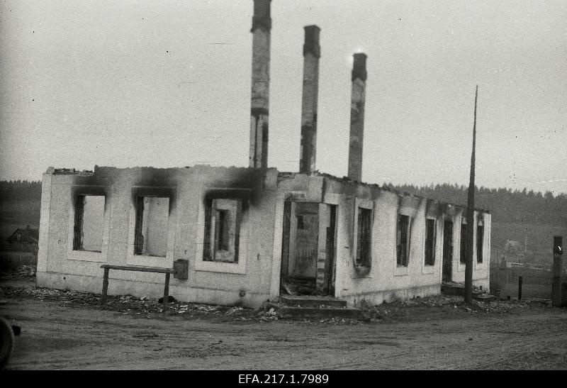 Sales ruins in Vaoküla.