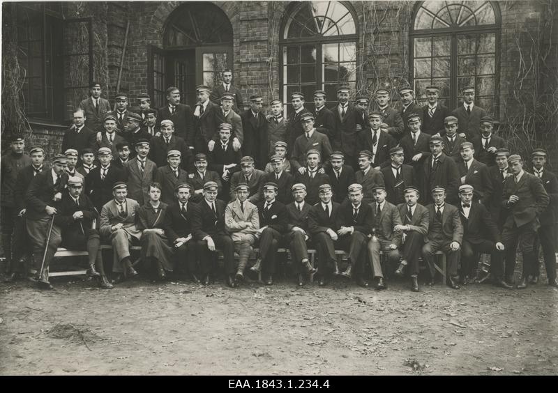 All delegates of representatives of German corporations in Estonia and Livonia in 1924, group photo