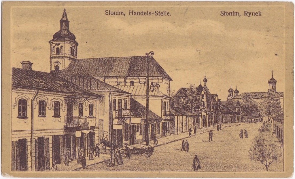 Słonim, Rynkavaja, Bernardynski. Slonjim, Marketing, Barnardynskis (1915) (3) - lang