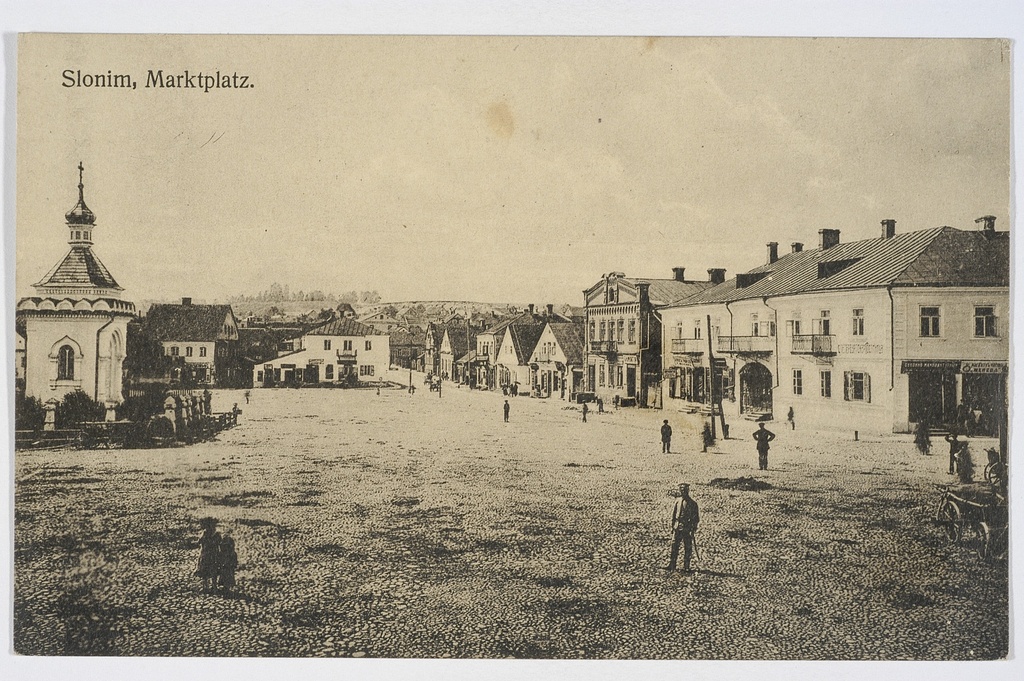 Słonim, Rynak-Ružanskaja. Слонім, Рынак-Ружанская (B. Weinstein, 1914, 1915-18) - lang