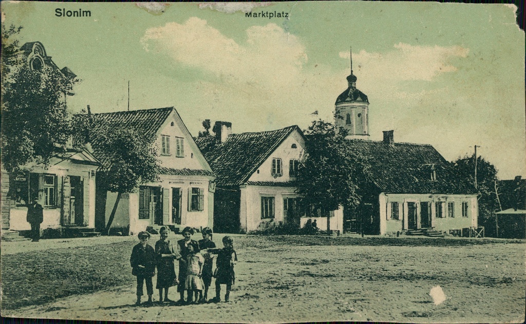Słonim, Rynak, Bernardynski. Слонім, Рынак, Бэрнардынскі (1915-18) - lang