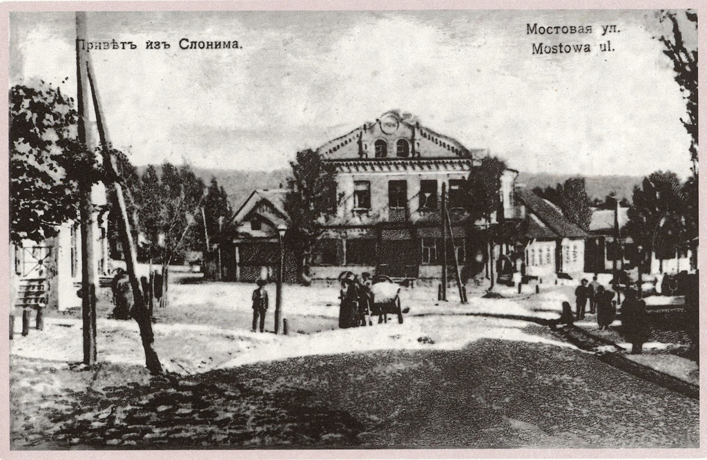 Słonim, Mastavaja-Rybackaja. Слонім, Маставая-Рыбацкая (1901-14) - lang