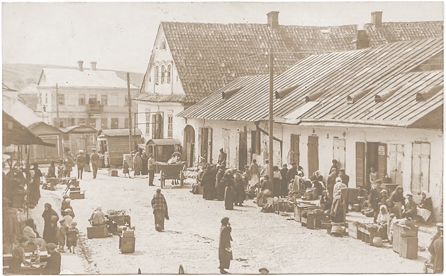 Słonim, Školny Dvor. Слонім, Школьны Двор (1915-18) (2) - lang