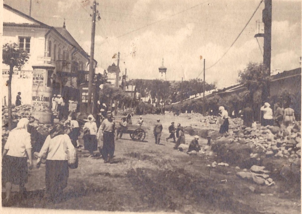 Słonim, Rynkavaja-Školny Dvor. Слонім, Рынкавая-Школьны Двор (1930-39) (2) - lang