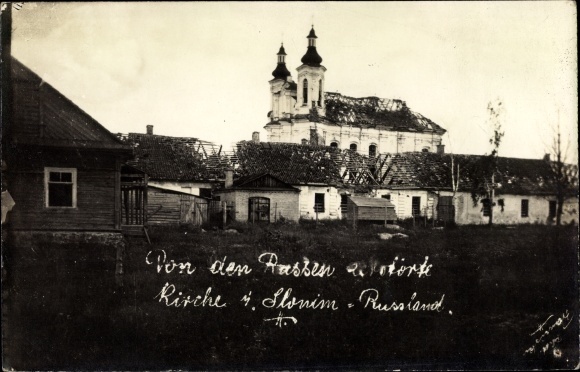 Słonim, Ščara-Zamoście. Слонім, Шчара-Замосьце (1915-18) (2) - lang