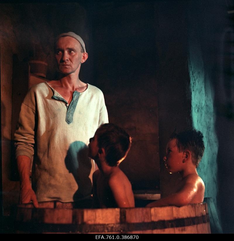 Filming the "Earl" film. Arvo Kukumägi about Kaarel Peterson. Children of Petersons.