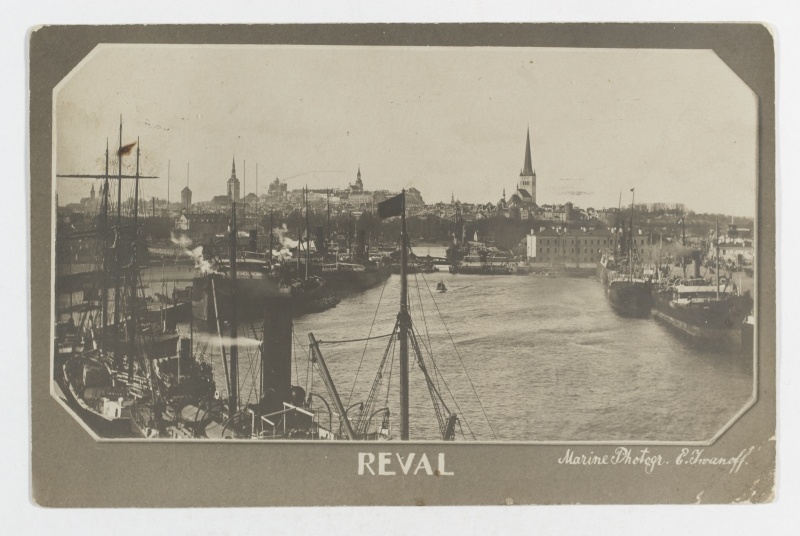 View of Tallinn from the sea, 1928