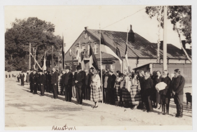 Reception of President K. Pätsi in Mustvee, 1939