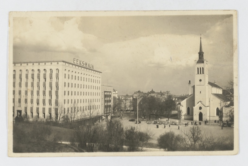 View of the Tallinn Freedom Square