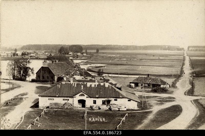 Räpina view from Mihkli church tower.  similar photo