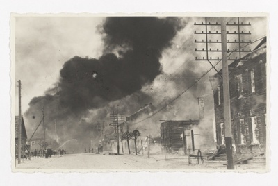 Petser Fire, 1939  duplicate photo