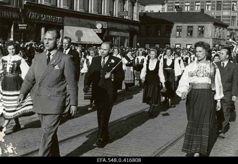 Juhan Aaviku song choir at the celebration of Oslo Song Day.