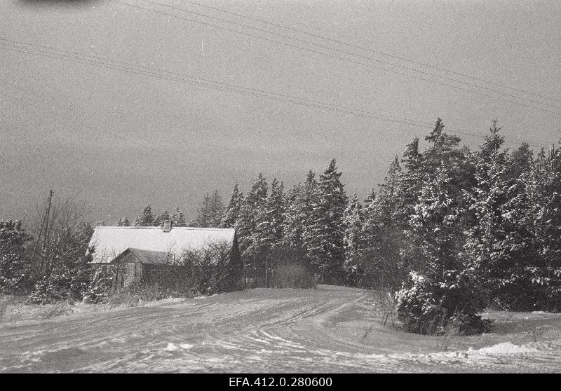 Winter techniques near the sun in Märjamaa.