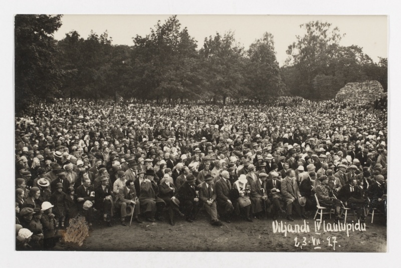 Viljandi IV song festival, 1927