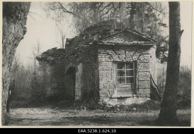 In ruins, pavilion in Orgita Manor Park  duplicate photo
