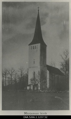 Märjamaa luteriusu kirik. Fotokoopia  duplicate photo