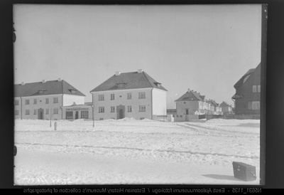 Tallinn, vaade uutele elamutele Ristiku ja Kolde tänava nurgal.  duplicate photo