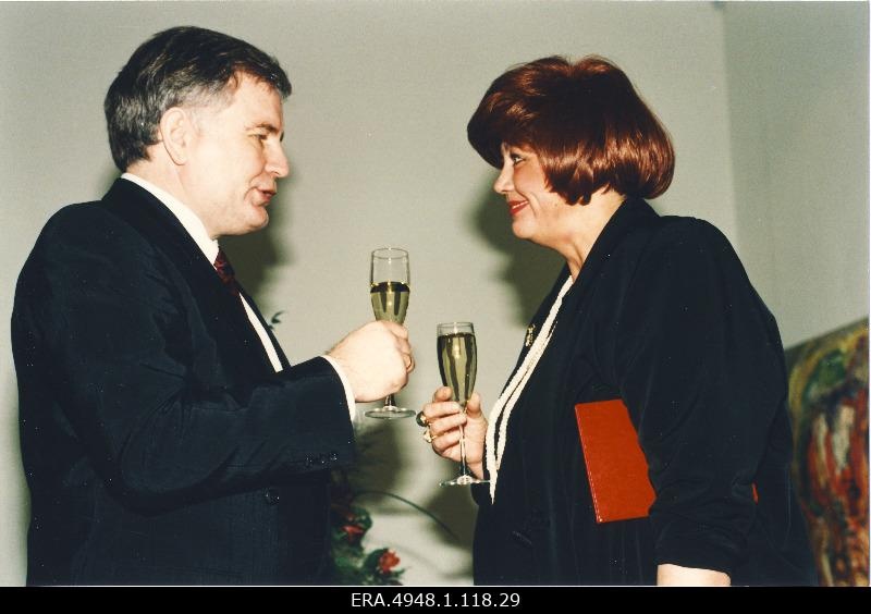 Acceptance of the board of the Electoral Union "Koonderakond ja Maarahva Ühendus" in the event of the victory of the elections of the VIII Riigikogu in the Tallinn Art Hall.