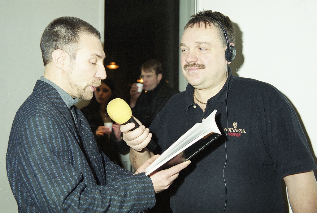 Aimar Kristerson and Allan Roosileht in Tallinn Art Hall 99