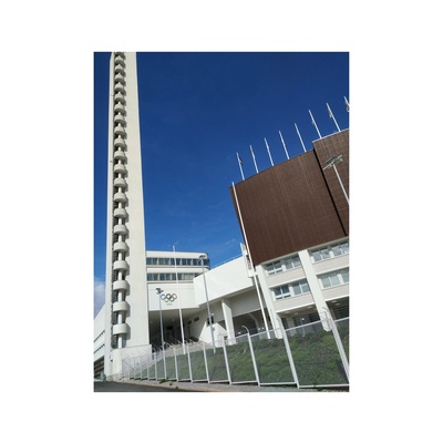 General sports competitions at the Olympic Stadium rephoto