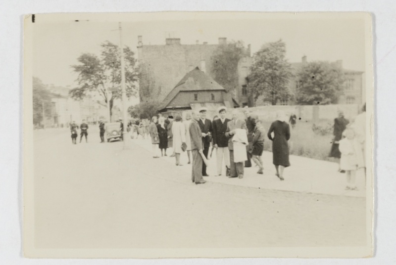 Viru square and start of Narva highway in Tallinn