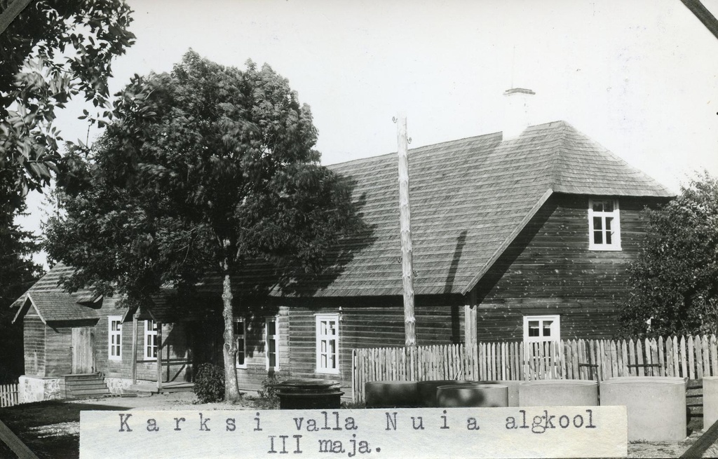 Karksi valla Nuia 6-kl Algkooli kolmas hoone