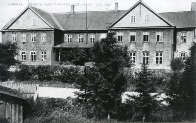 Vändra Kurttummade School buildings  duplicate photo