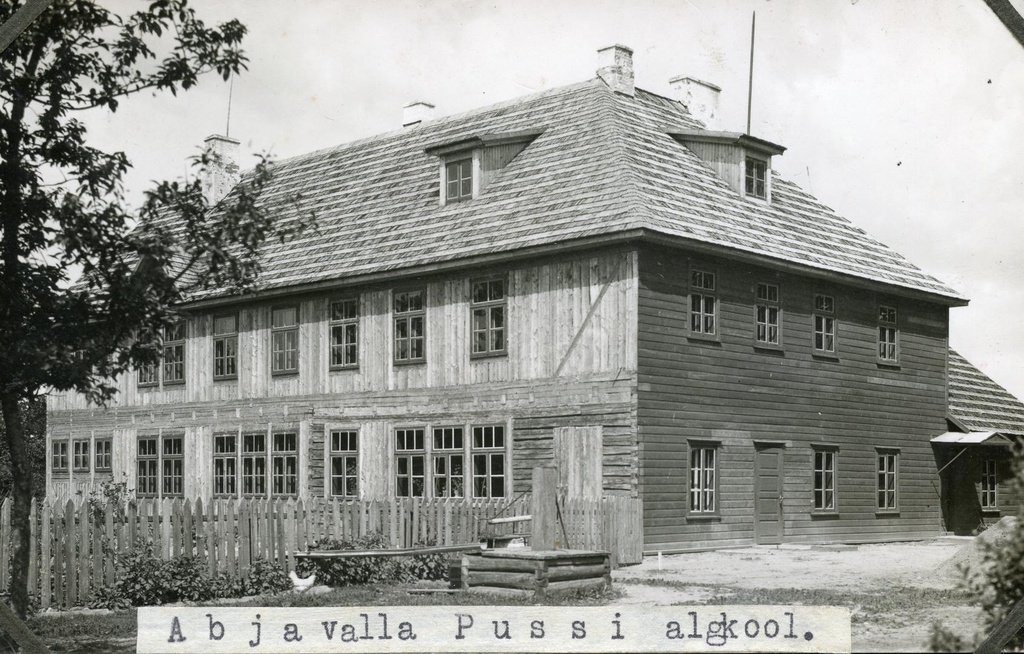 Abja rural municipality Pussi 6-kl Start school building