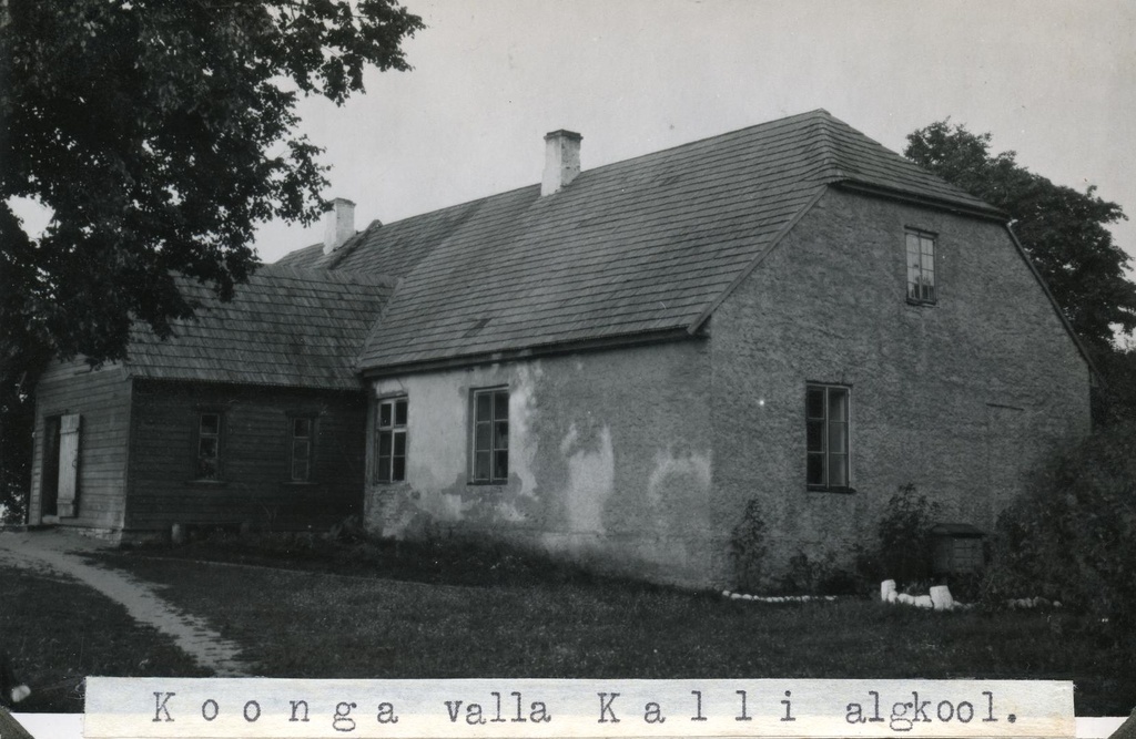 Koonga municipality Kalli Algkooli building