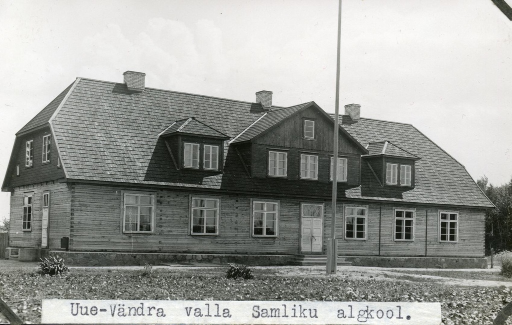 New-Vändra municipality Samliku 6-kl Algkooli building
