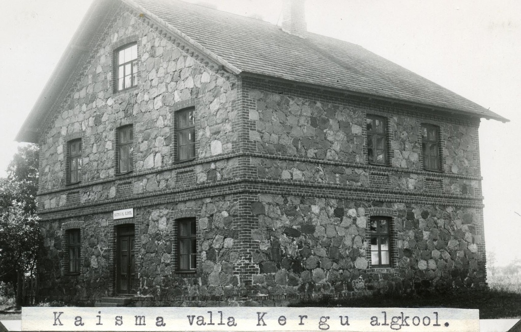 Kaisma municipality Kergu 6-kl Algkooli building