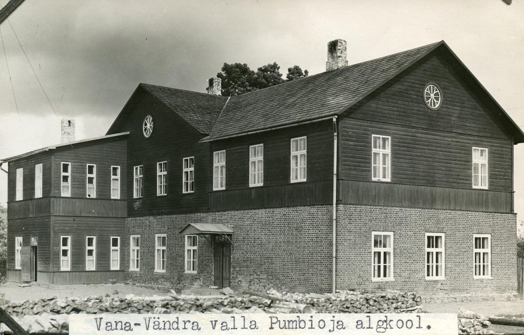 Vana-Vändra municipality Pumbioja 6-kl Start school building