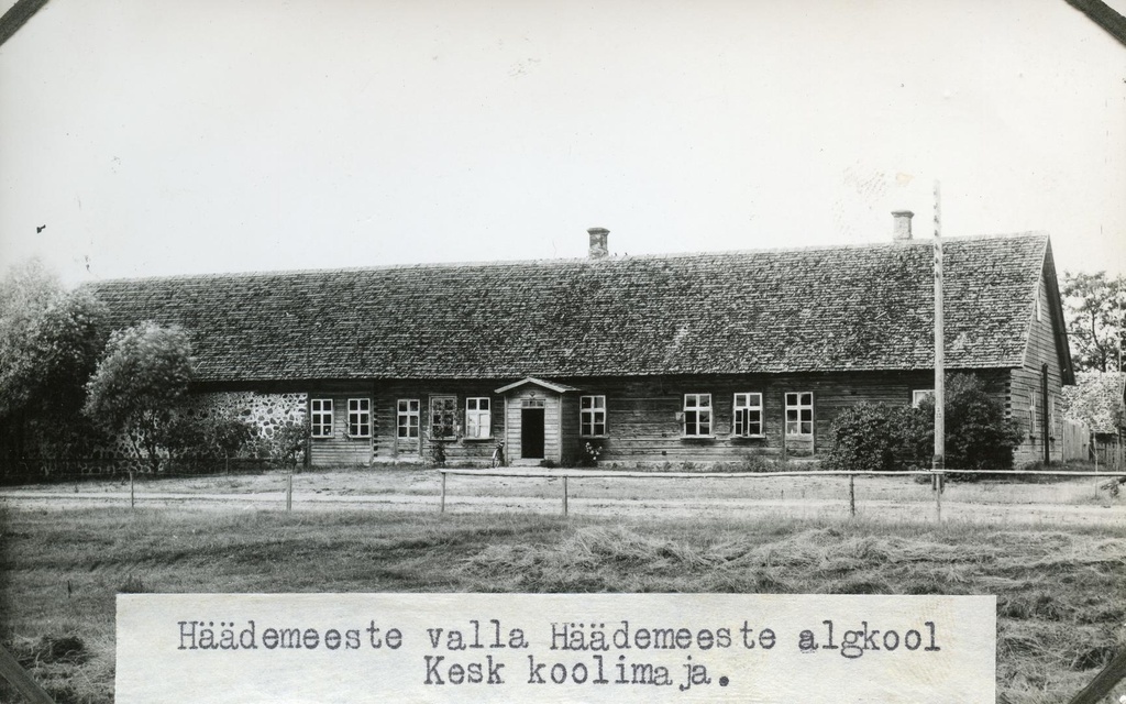 Häädemeeste municipality Häädemeeste 6-kl Central building of primary school