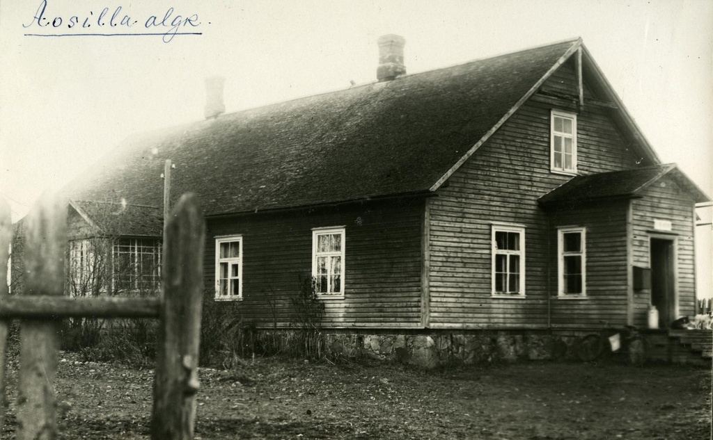 Laius-Tähkvere municipality Aosilla Algkooli building