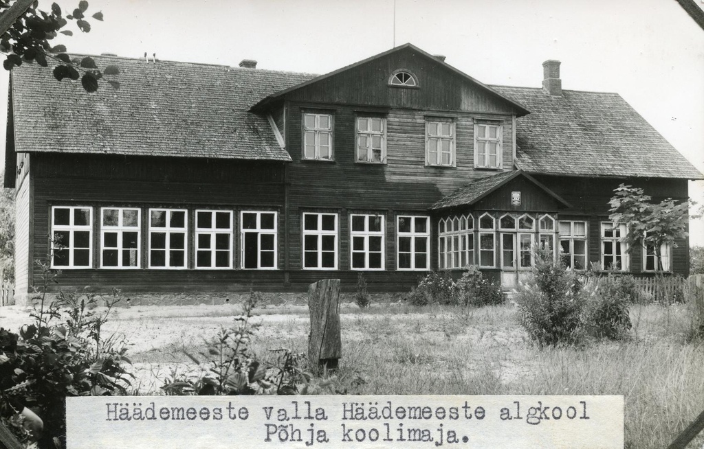Häädemeeste municipality Häädemeeste 6-kl Northern building of Algkool
