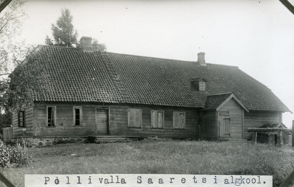 Building of the primary school of Saaret in Polli rural municipality