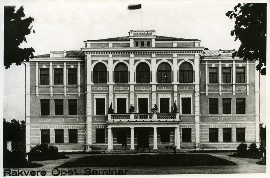 Rakvere Teachers Seminar main building in 1932