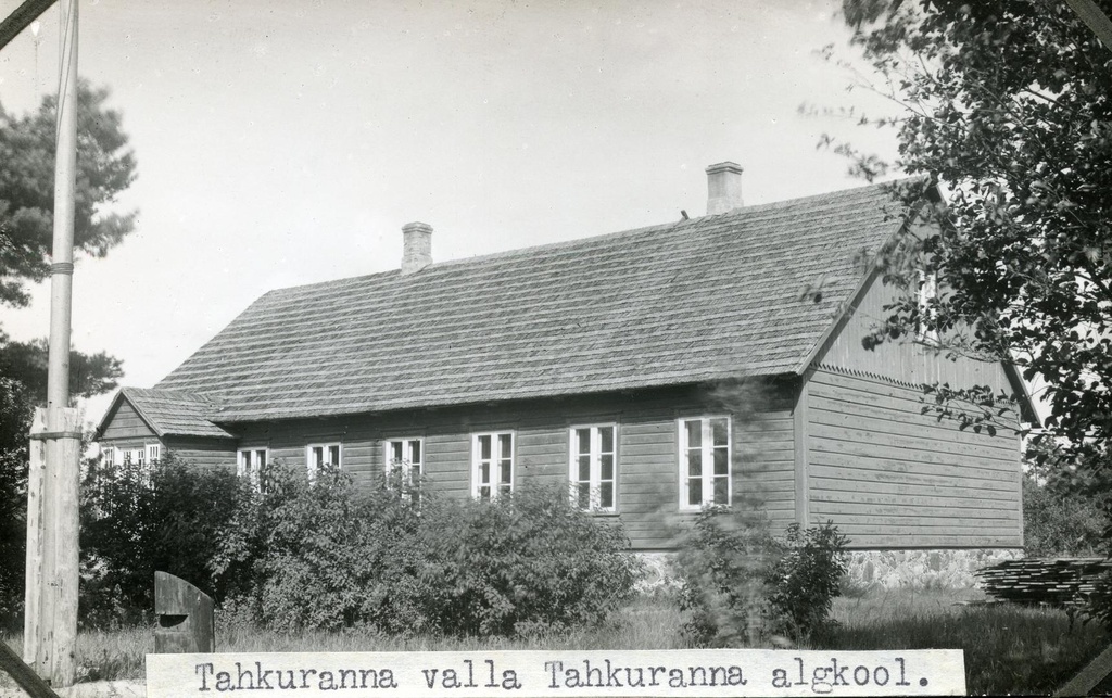 Tahkuranna municipality Tahkuranna 6-kl Algkooli building