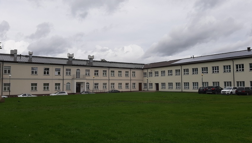 Building of workshops at Kohtla-Järve Chemistry-Mäetehnikumi rephoto
